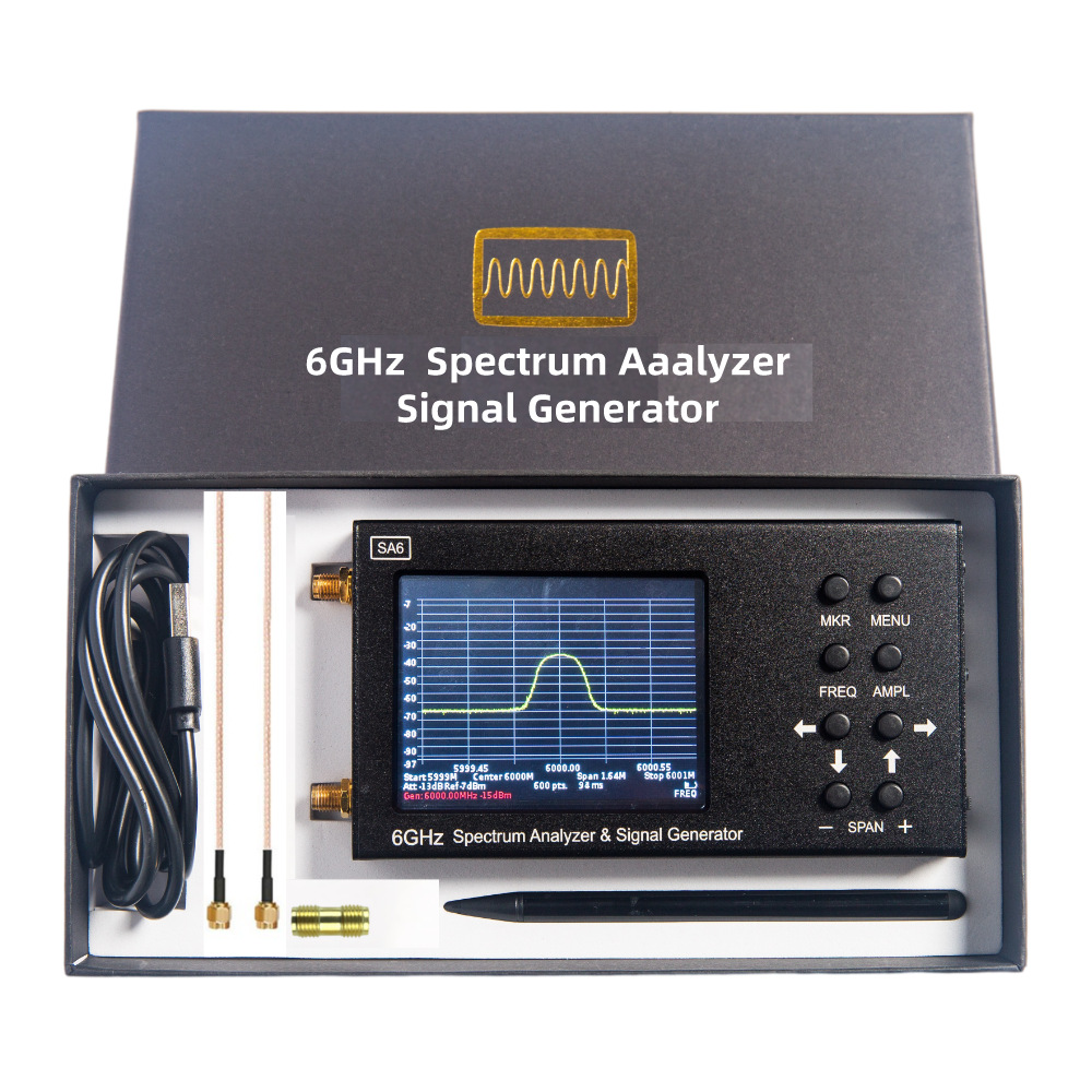 Signal Generator Spectrum Analyzer - SA6 6GHz Cyfrowy Przenośny Analizator Spektrum
