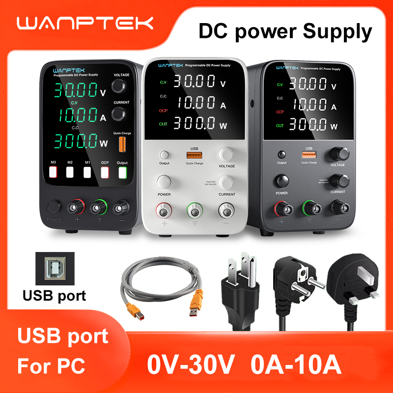 Programmable Dc Power Supply 30V 10A - Zasilacz laboratoryjny Wanptek 30V 5A 30V