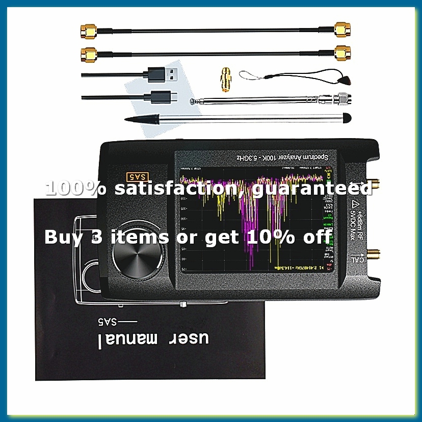 Signal Generator Spectrum Analyzer - ● Najnowszy 4-calowy analizator spektralny IPS