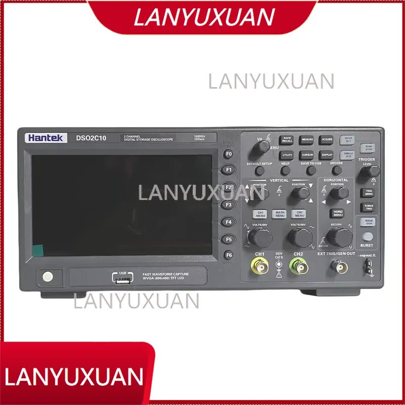 Digital Storage Oscilloscope 100Mhz - Oscyloskop cyfrowy Hantek DSO2C10, pasmo 100MHz,