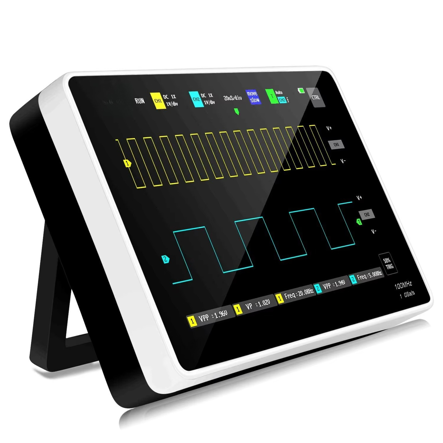 Digital Storage Oscilloscope 100Mhz - Przenośny cyfrowy oscyloskop z funkcją przechowywania