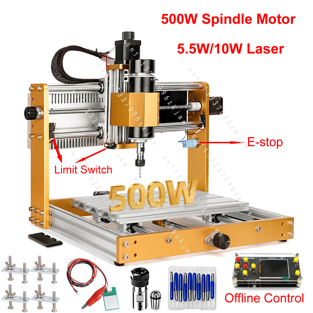 Mini Laser Engraver Cnc Router - Oprogramowana maszyna do obróbki CNC z