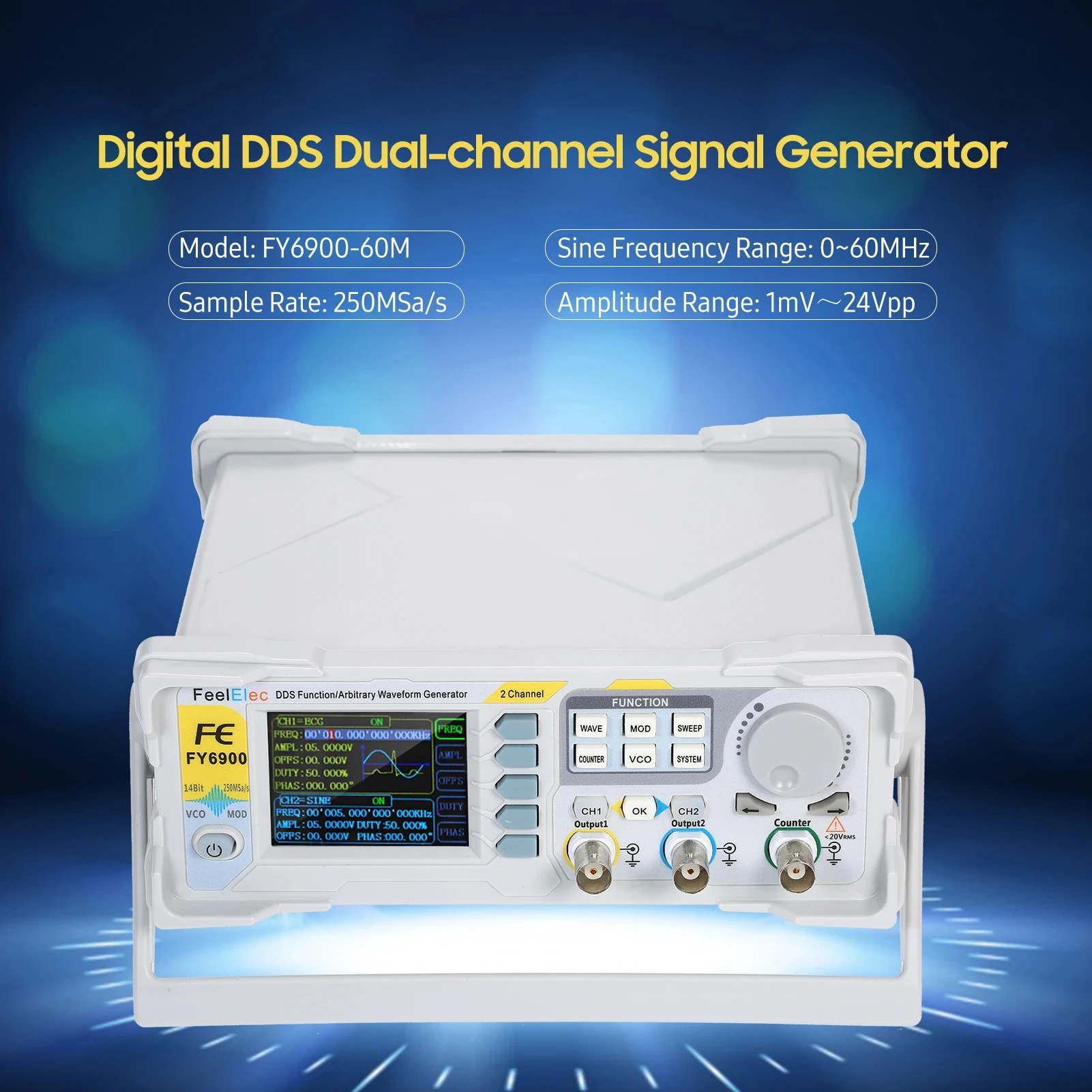 Generator sygnałów fali, gener – Function Arbitrary Waveform Generator recenzja i cena