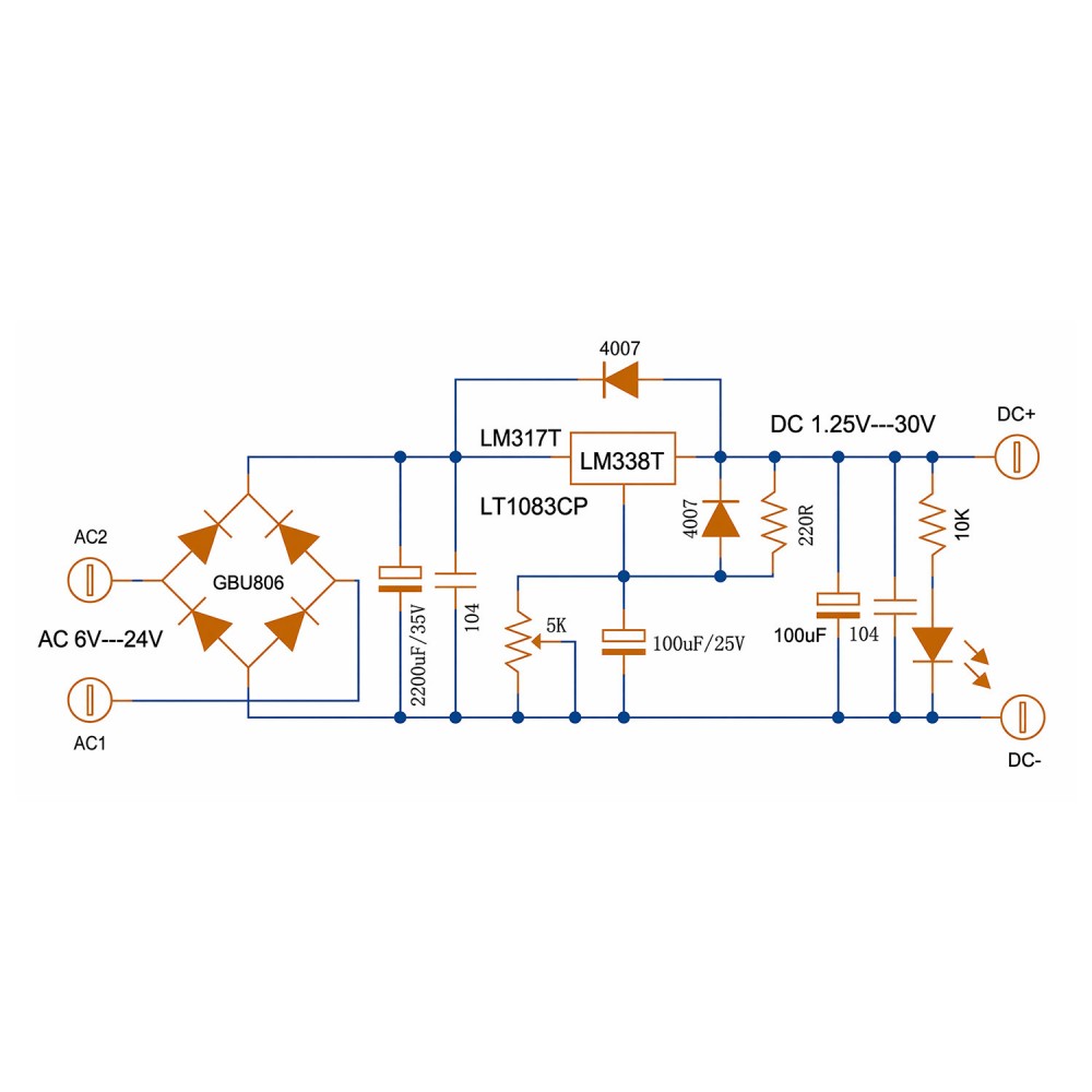 Moduł liniowego regulowanego s – Linear Lab Power Supply Adjustable recenzja i cena