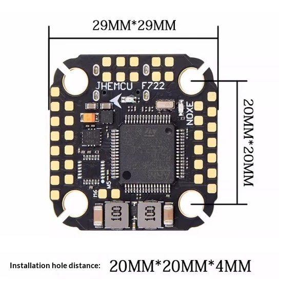 JHEMCU F722 NOXE F7 Zestaw Kon – Fpv Flight Controller F7 Stack 60A recenzja i cena