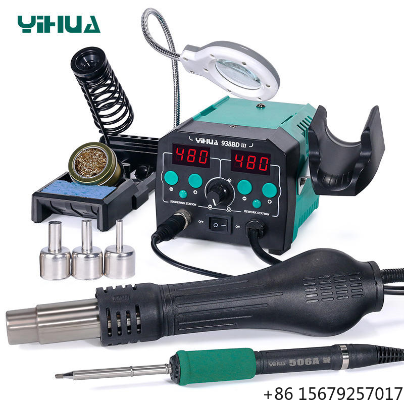 YIHUA 938BD-III 775W 2 w 1 Sta – Hot Air Rework Station T12 recenzja i cena