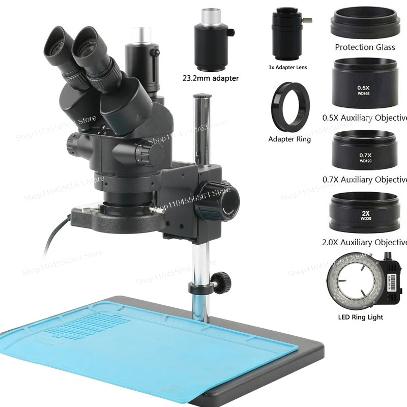 Przemysłowy zestaw mikroskopu  – Stereo Trinocular Microscope Pcb recenzja i cena