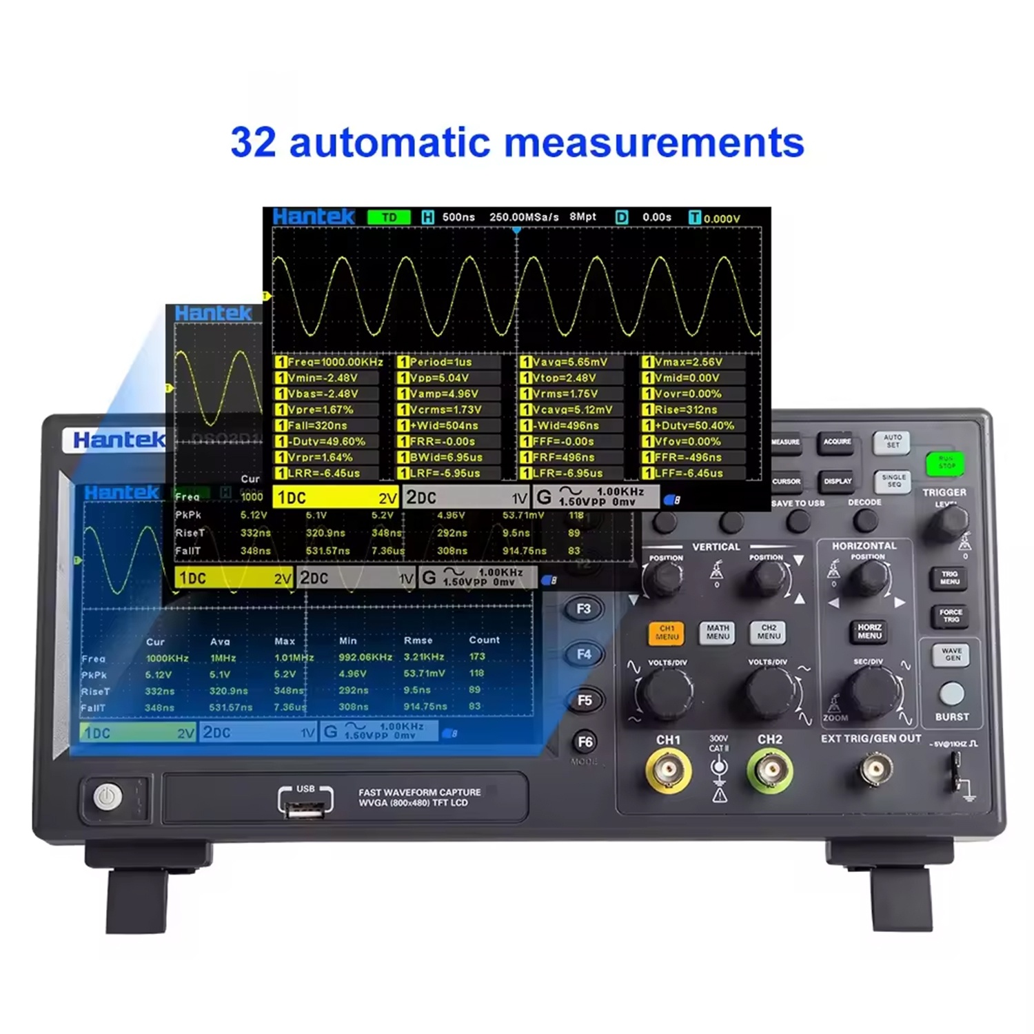 DSO2C10 DSO2C15 DSO2C10 2-kana – Digital Storage Oscilloscope 100Mhz recenzja i cena