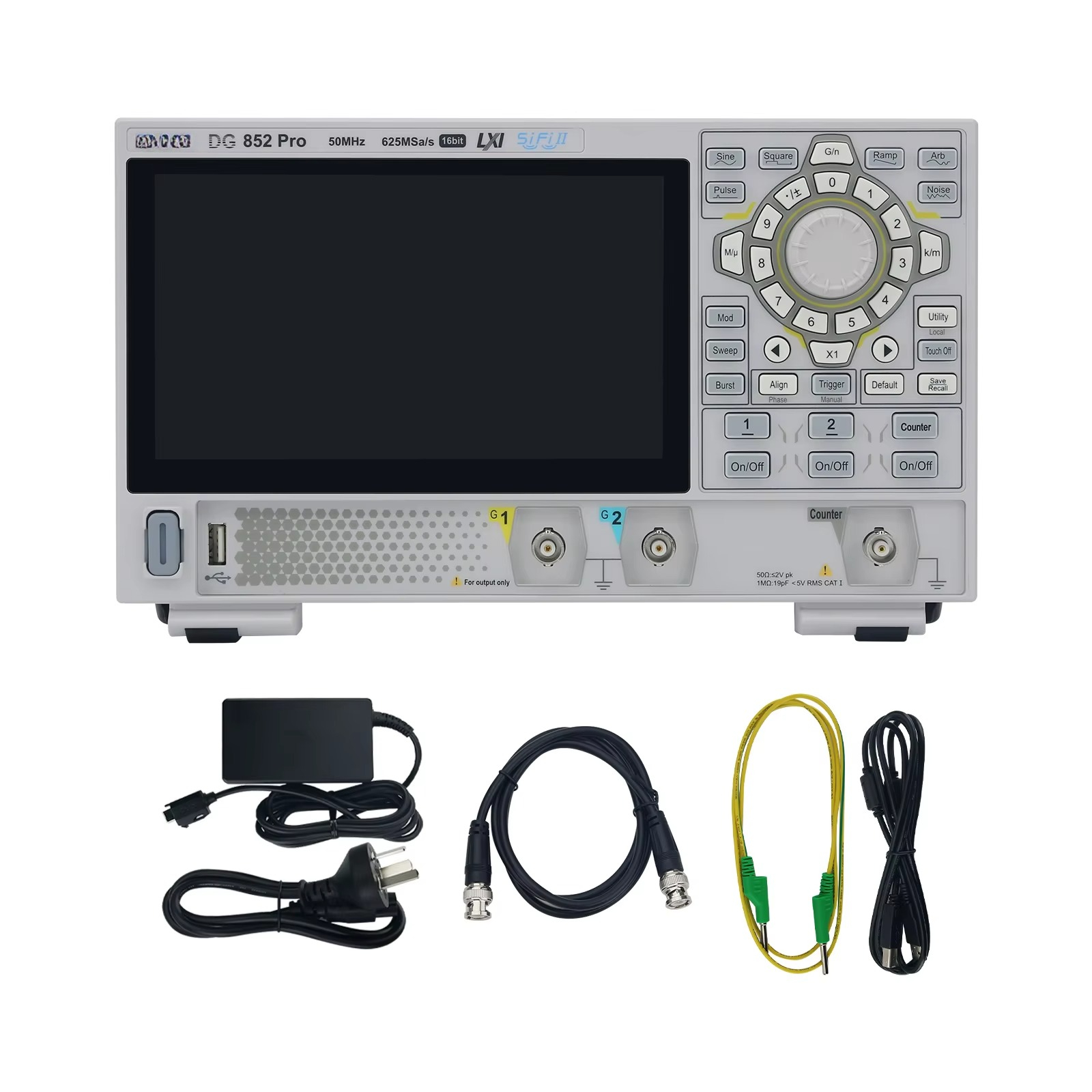 RIGOL DG852 Pro 50MHz Dwukanał – Function Arbitrary Waveform Generator recenzja i cena