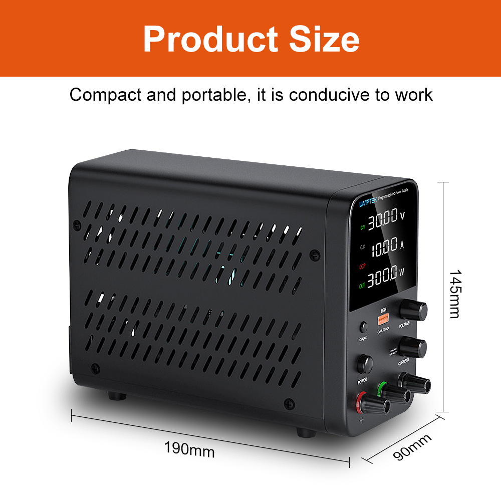 Wanptek Programowalny zasilacz – Programmable Dc Power Supply 30V 10A recenzja i cena