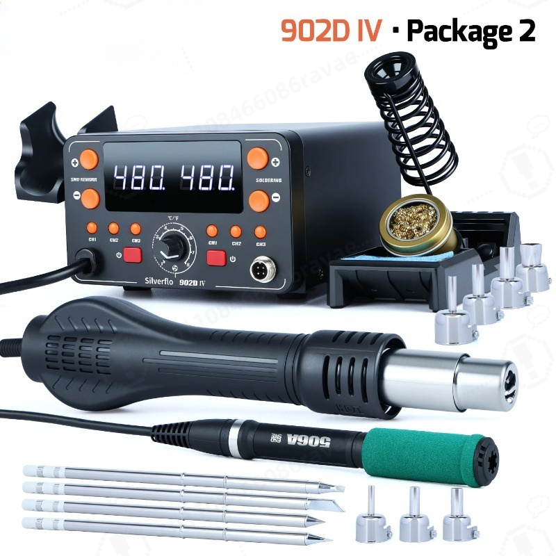 Stacja lutownicza 902D-IV 775W – Hot Air Rework Station T12 recenzja i cena