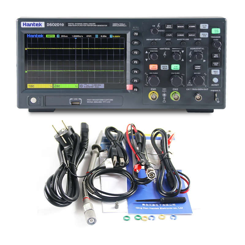 Oscyloskop cyfrowy Hantek DSO2 – Digital Storage Oscilloscope 100Mhz recenzja i cena