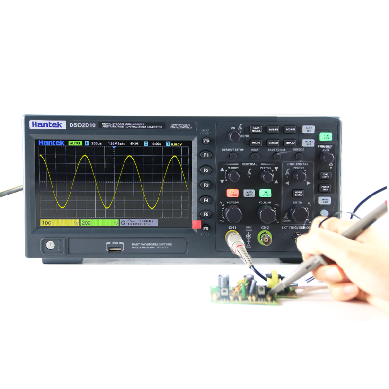 Oscyloskop cyfrowy Hantek DSO2 – Digital Storage Oscilloscope 100Mhz recenzja i cena