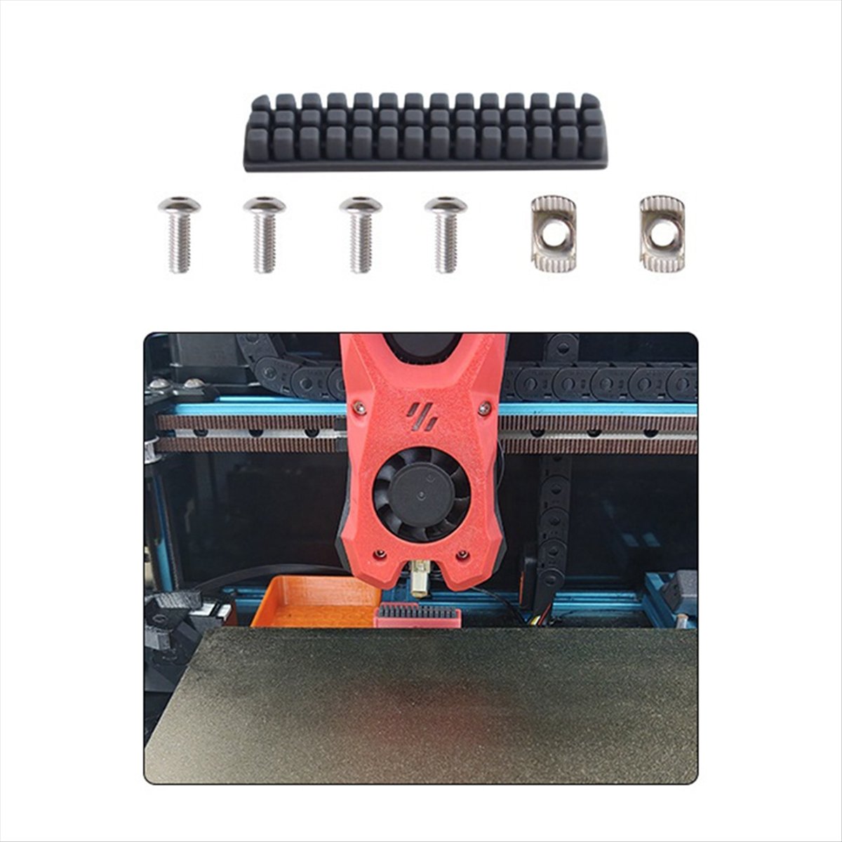 (B63C) Silikonowa szczotka do  – Voron 2.4 R2 Kit recenzja i cena