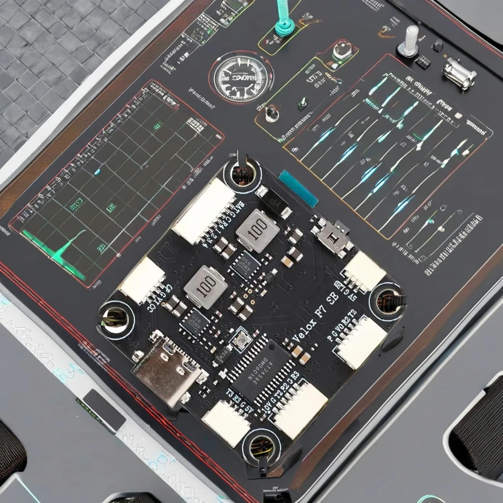 SkyDElT-HOBBY Velox F7 SE 30x3 – Fpv Flight Controller F7 Stack 60A recenzja i cena