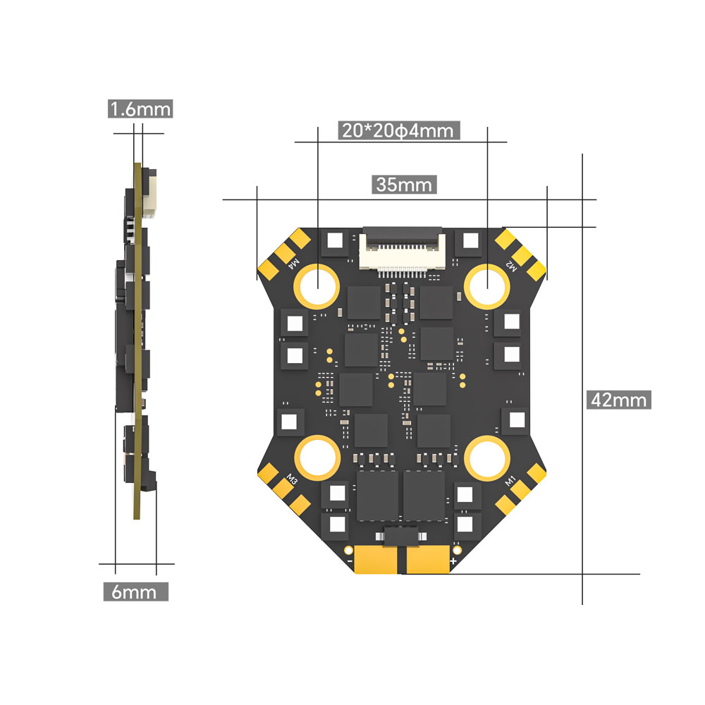 iFlight Borg F7 Mini Stack Kon – Fpv Flight Controller F7 Stack 60A recenzja i cena
