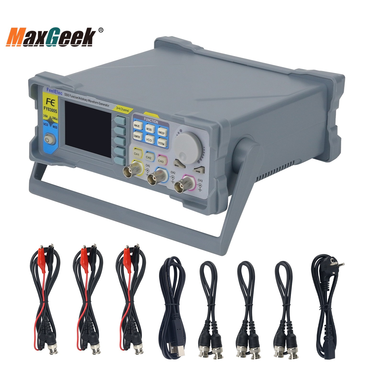 Maxgeek FY8300S-20M 20MHz 40MH – Function Arbitrary Waveform Generator recenzja i cena