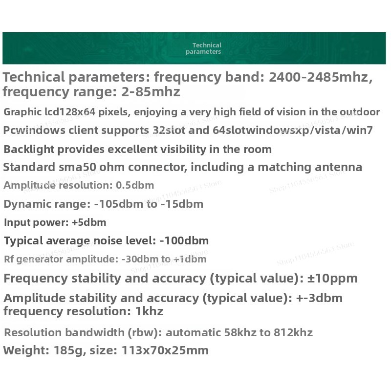 Ręczny generator sygnałów RF E – Signal Generator Spectrum Analyzer recenzja i cena