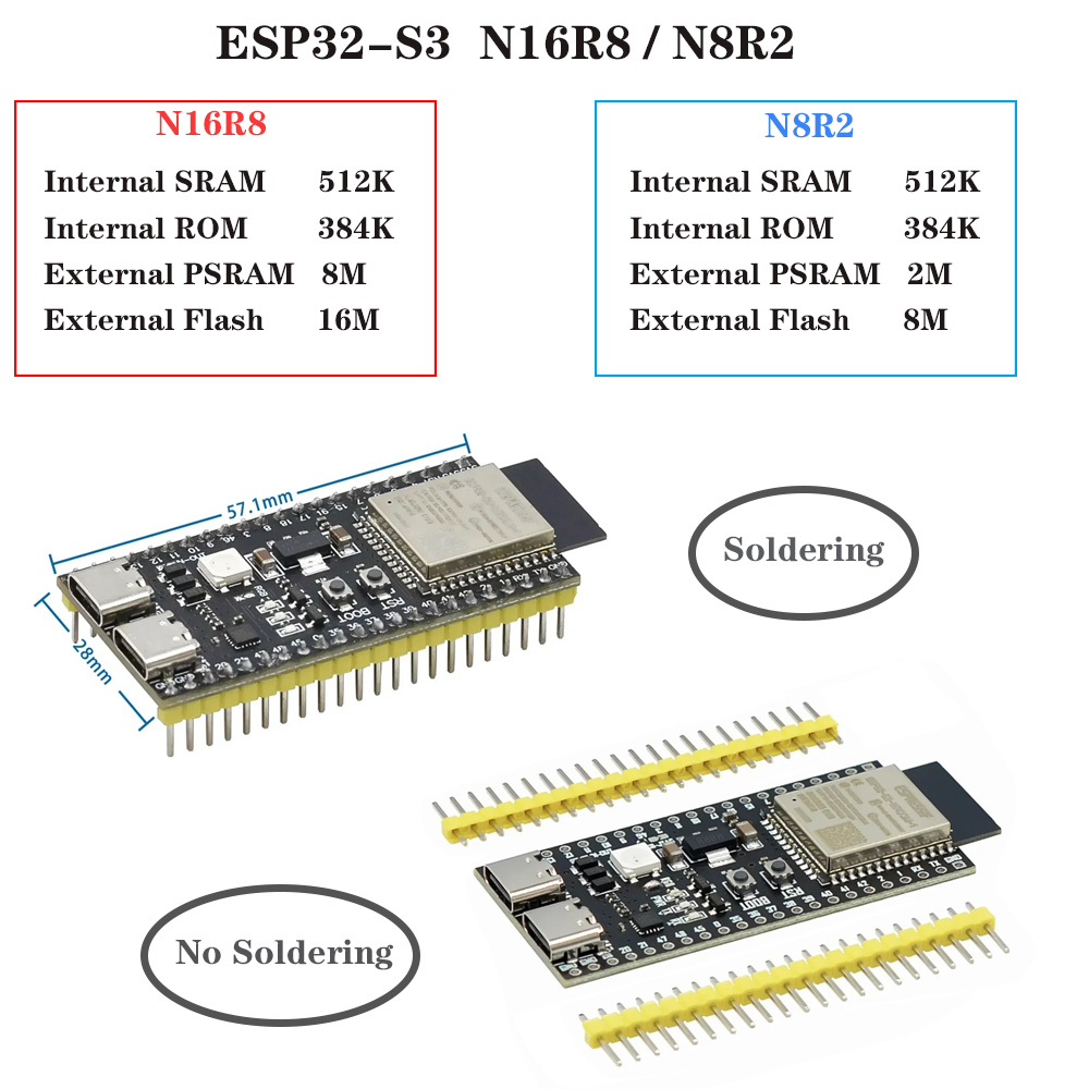Płytki rozwojowe ESP32-S3 z ze – Esp32 S3 Development Board Lot recenzja i cena