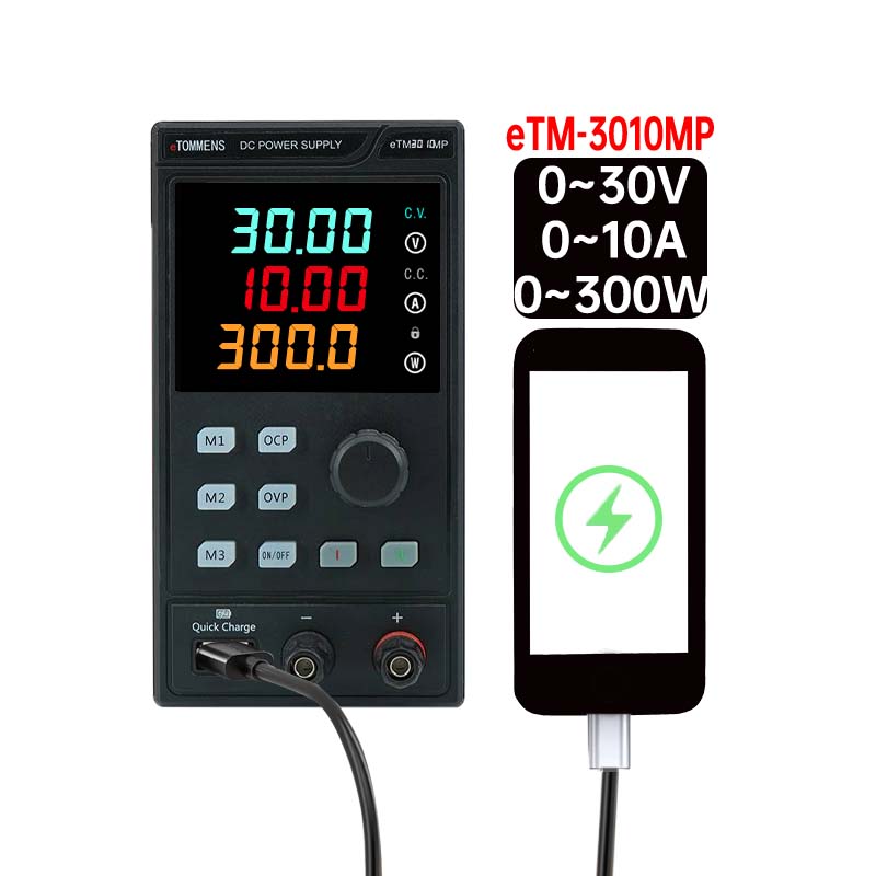 ETOMMENS 30V 10A 300W ETM-3010 – Programmable Dc Power Supply 30V 10A recenzja i cena
