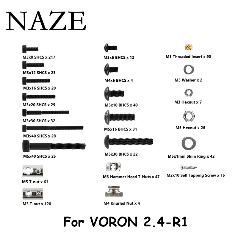 NAZE Voron2.4 drukarka 3D R1/R – Voron 2.4 R2 Kit recenzja i cena